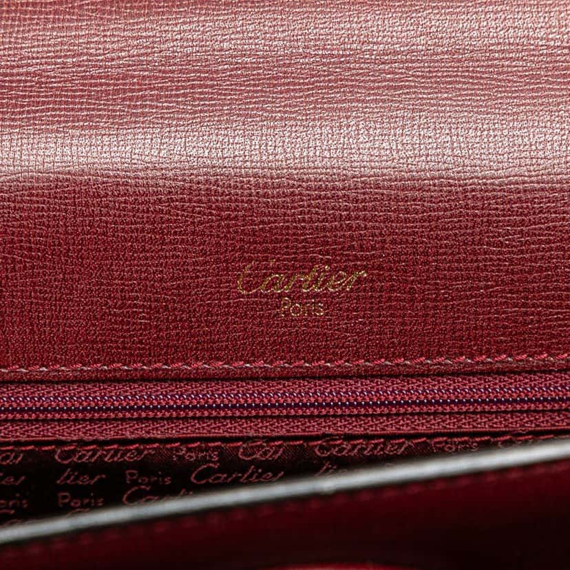 Cartier Leather Must De Cartier Crossbody Red Leather Good condition - Box View