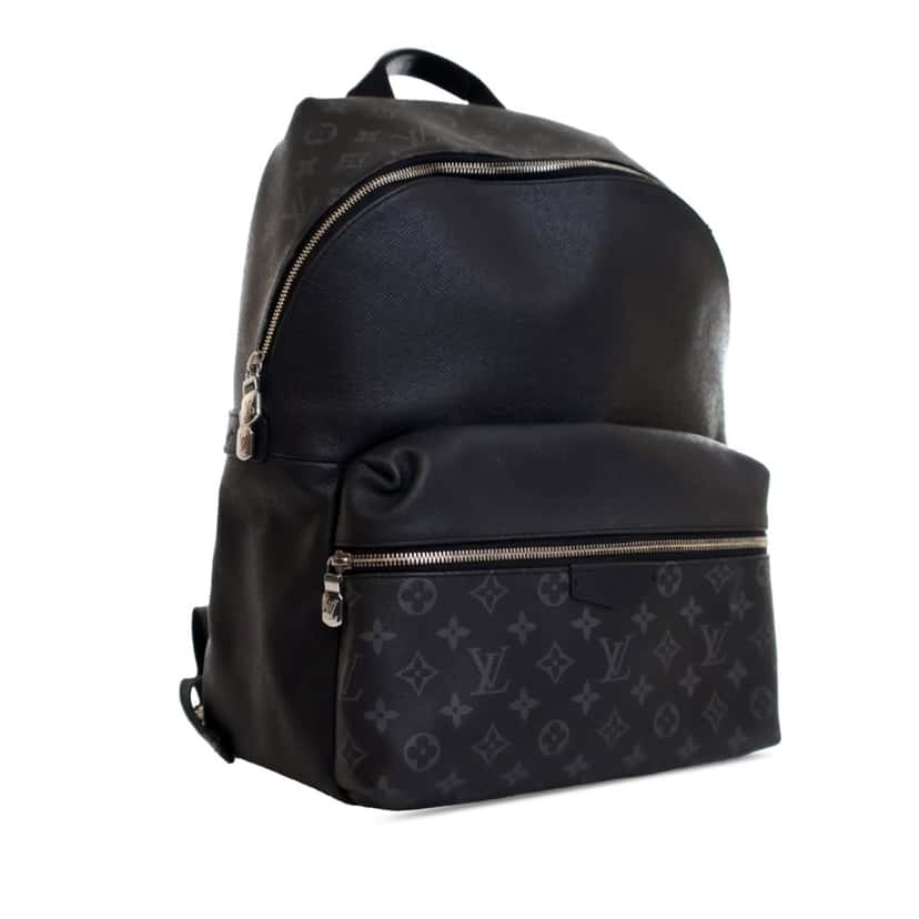 Louis Vuitton Taigarama Eclipse Discovery Black Leather Good condition - Back View