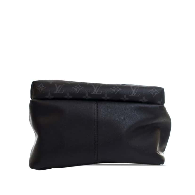 Louis Vuitton Taigarama Eclipse Discovery Black Leather Good condition - Model View