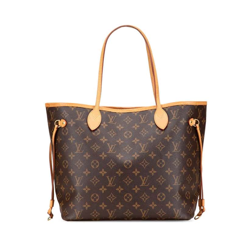 Louis Vuitton Monogram Neverfull MM Brown Good condition - Front View