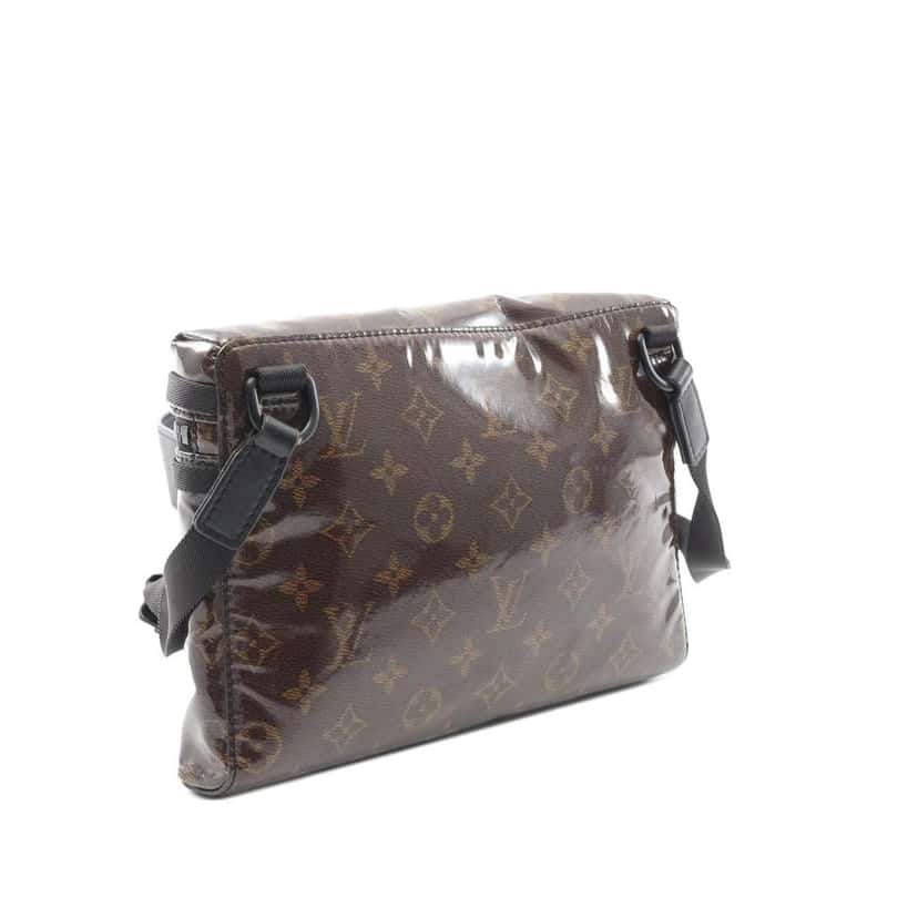 Louis Vuitton Monogram Glaze Messenger PM Brown Good condition - Back View