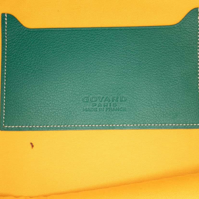 Goyard Goyardine Senat GM Green Canvas Good condition - Box View