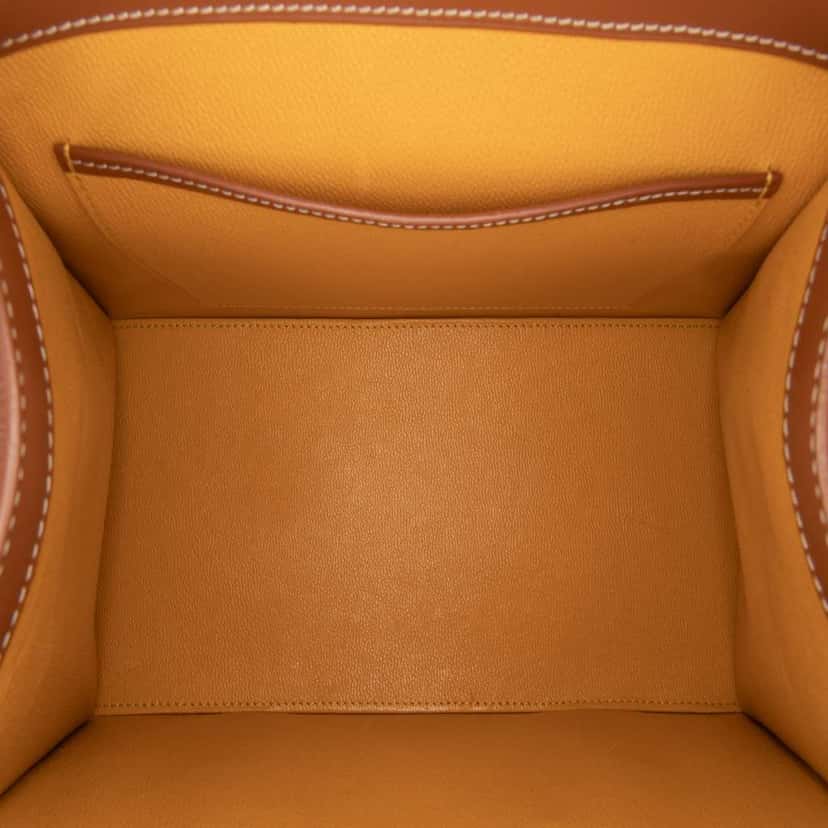 Goyard Leather Saigon Structured PM Brown Leather Good condition - Model View