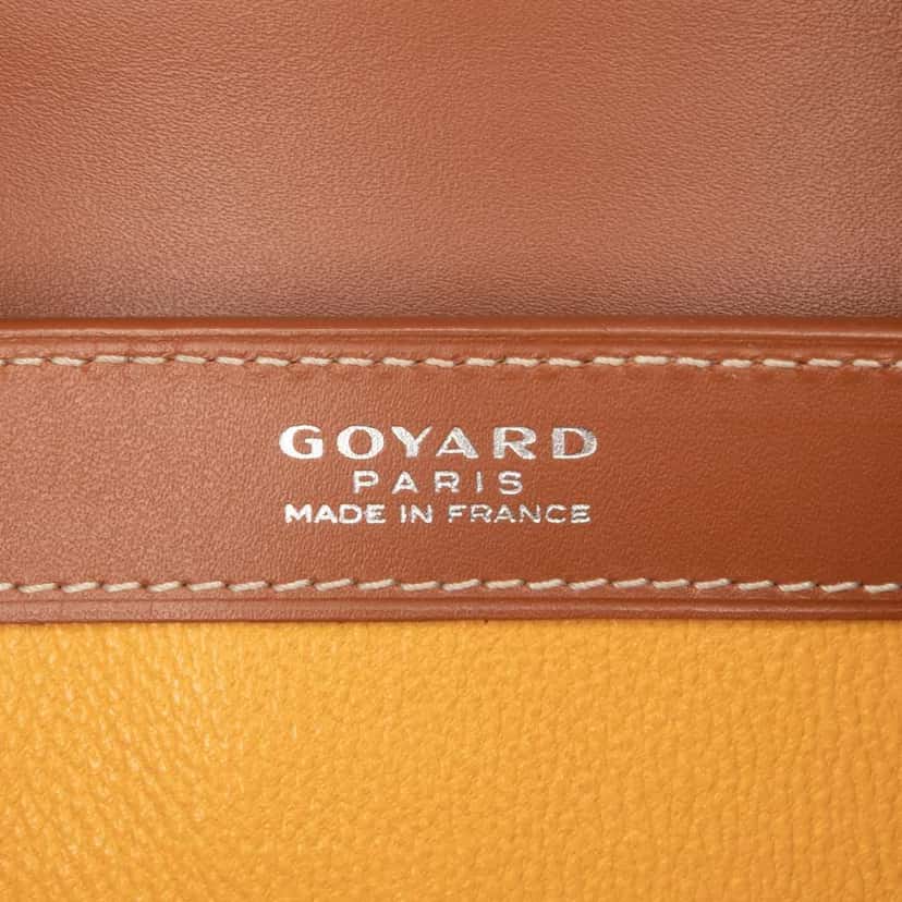 Goyard Leather Saigon Structured PM Brown Leather Good condition - Box View