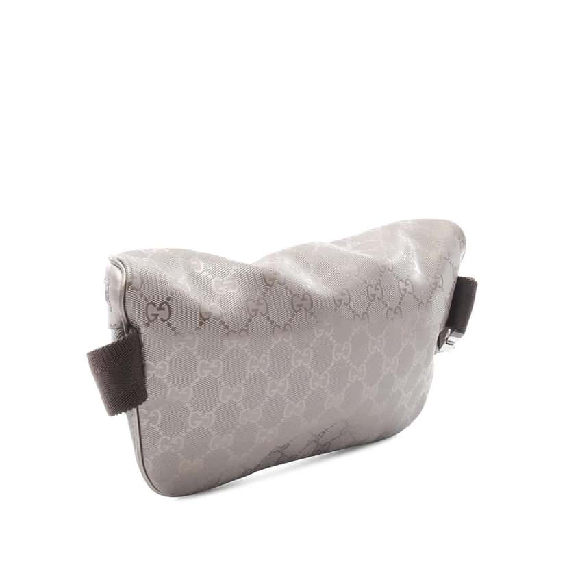 Gucci GG Imprime Belt Bag Brown Canvas Good condition - Back View