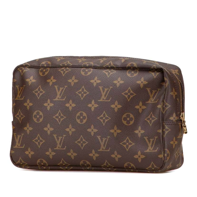 Louis Vuitton Monogram Trousse Toilette 28 Brown Good condition - Back View
