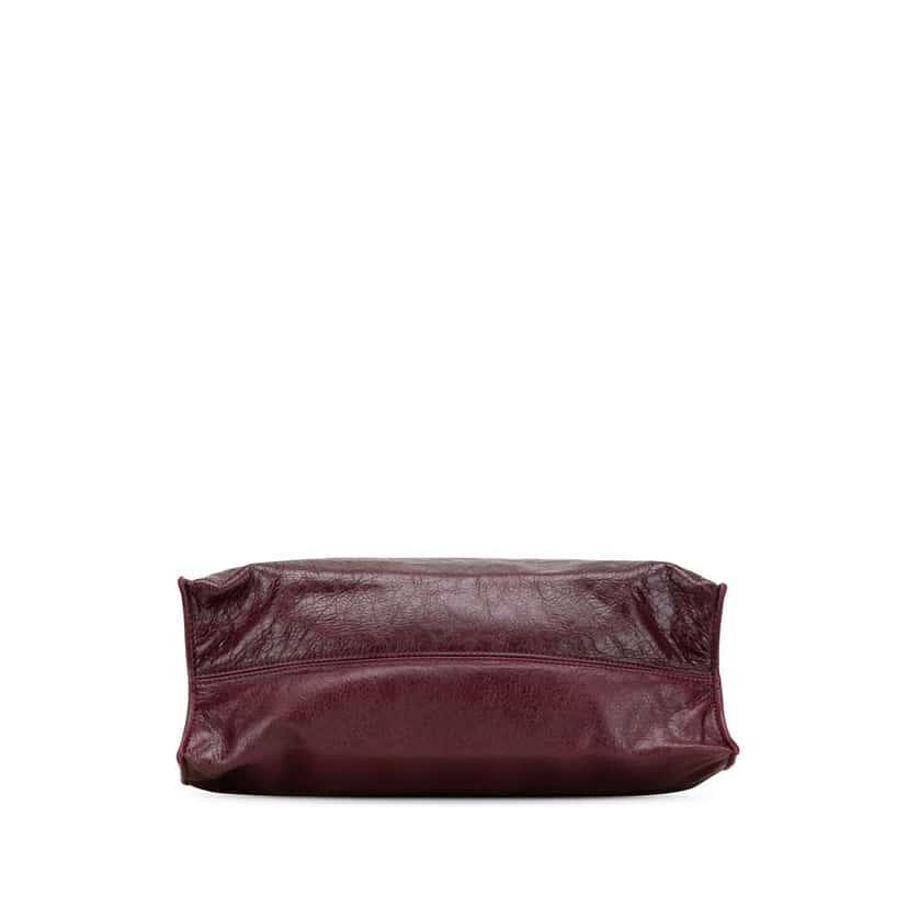 Valentino Leather Rockstud Turnlock Tote Red Leather Good condition - Inside View