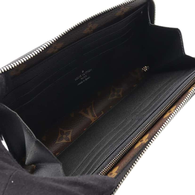 Louis Vuitton Monogram Macassar Zippy Dragonne Wallet Brown Canvas Good condition - Inside View