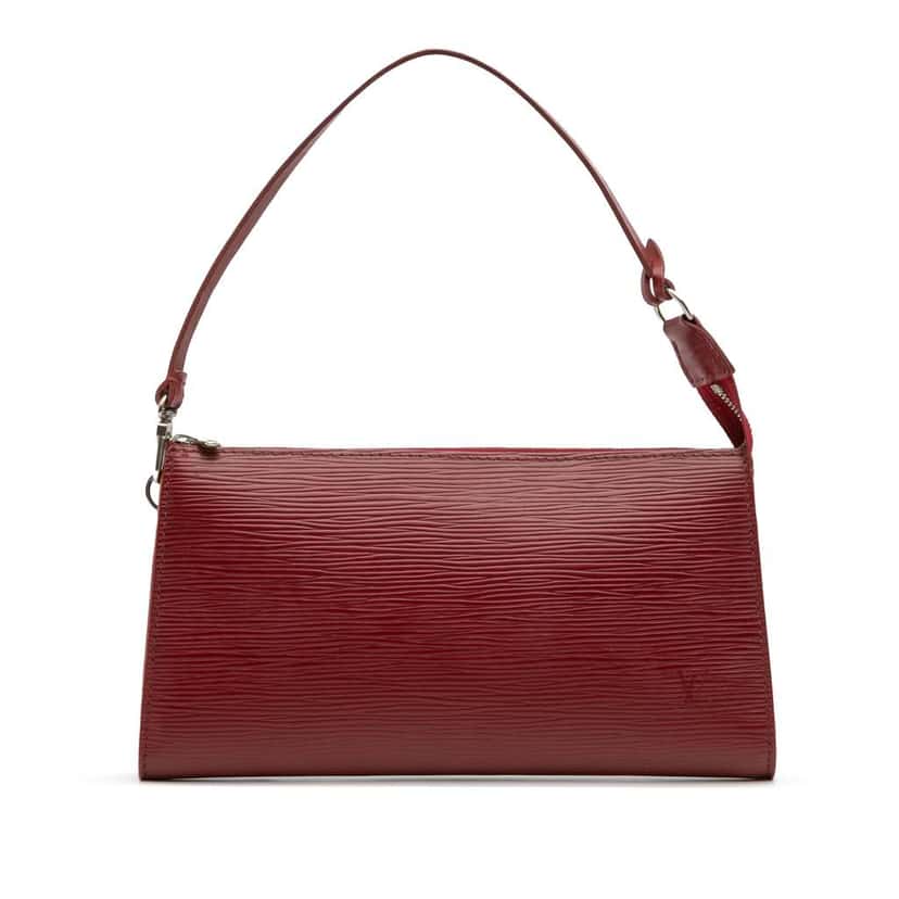 Louis Vuitton Epi Pochette Accessoires Red Leather Good condition - Front View