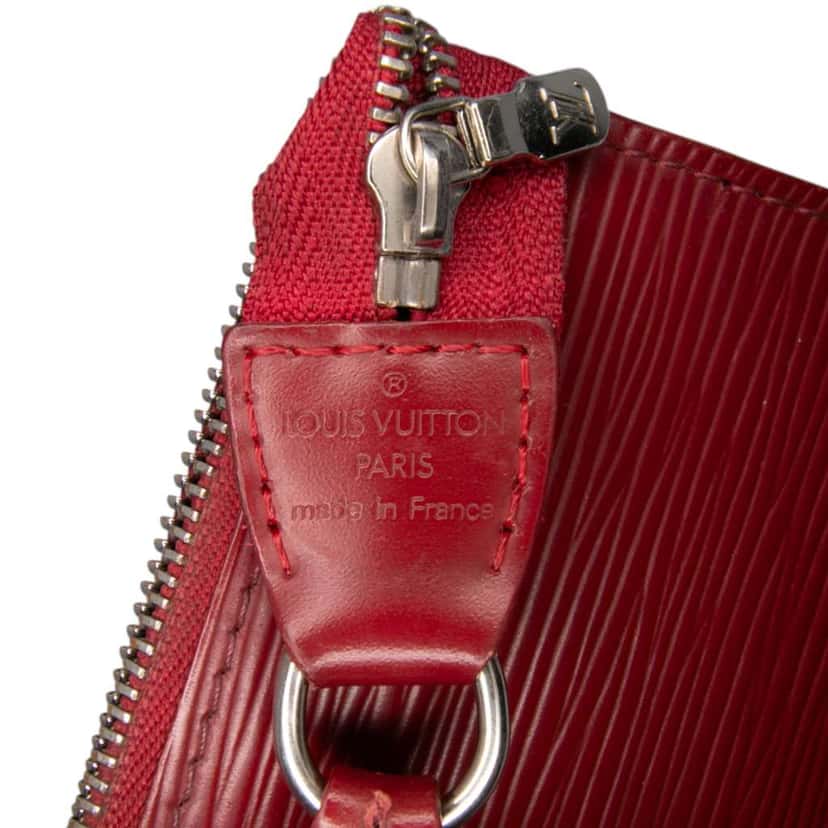 Louis Vuitton Epi Pochette Accessoires Red Leather Good condition - Box View