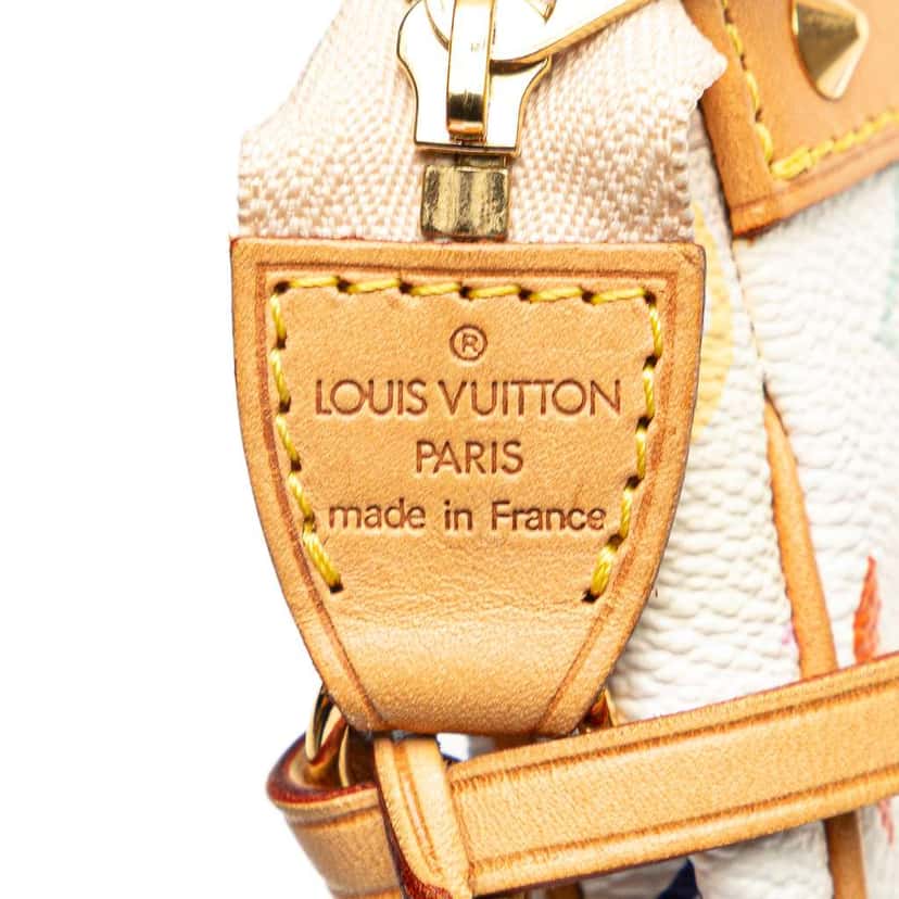 Louis Vuitton Monogram Multicolore Pochette Accessoires White Canvas Good condition - Box View