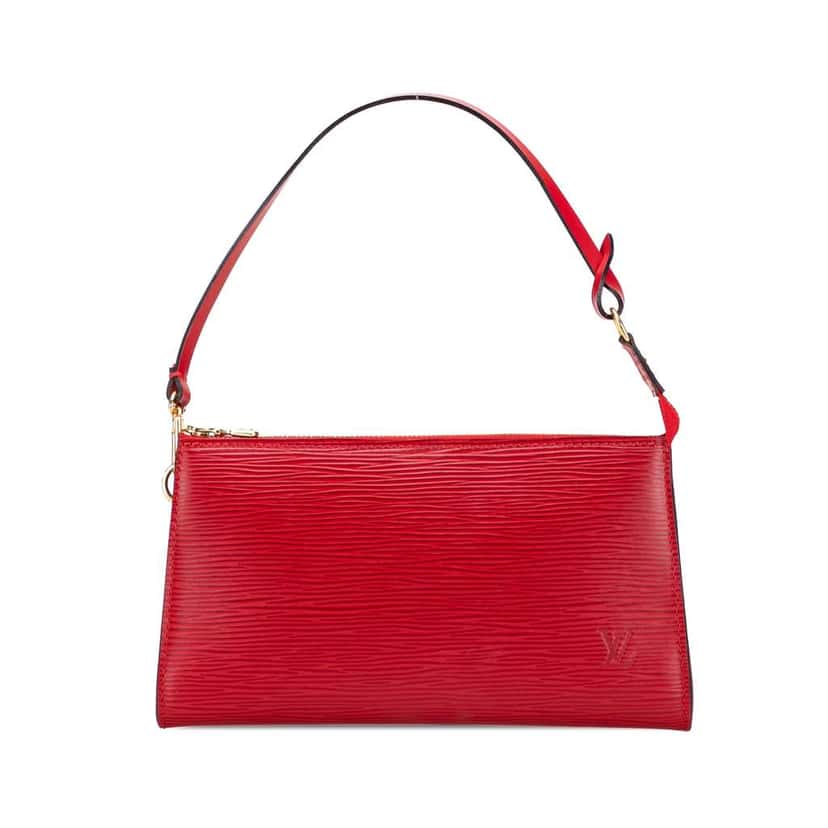 Louis Vuitton Epi Pochette Accessoires Red Leather Good condition - Front View