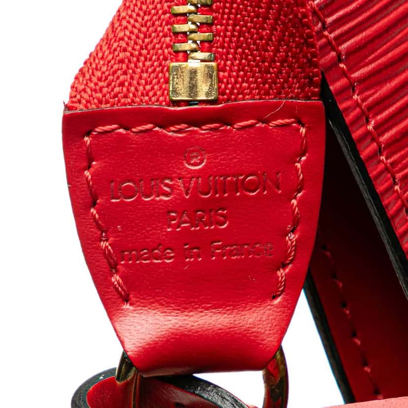 Louis Vuitton Epi Pochette Accessoires Red Leather Good condition - Box View