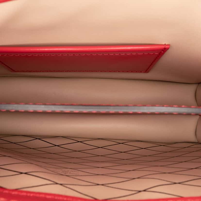 Louis Vuitton Monogram Vernis Trunk Clutch Red Leather Good condition - Model View