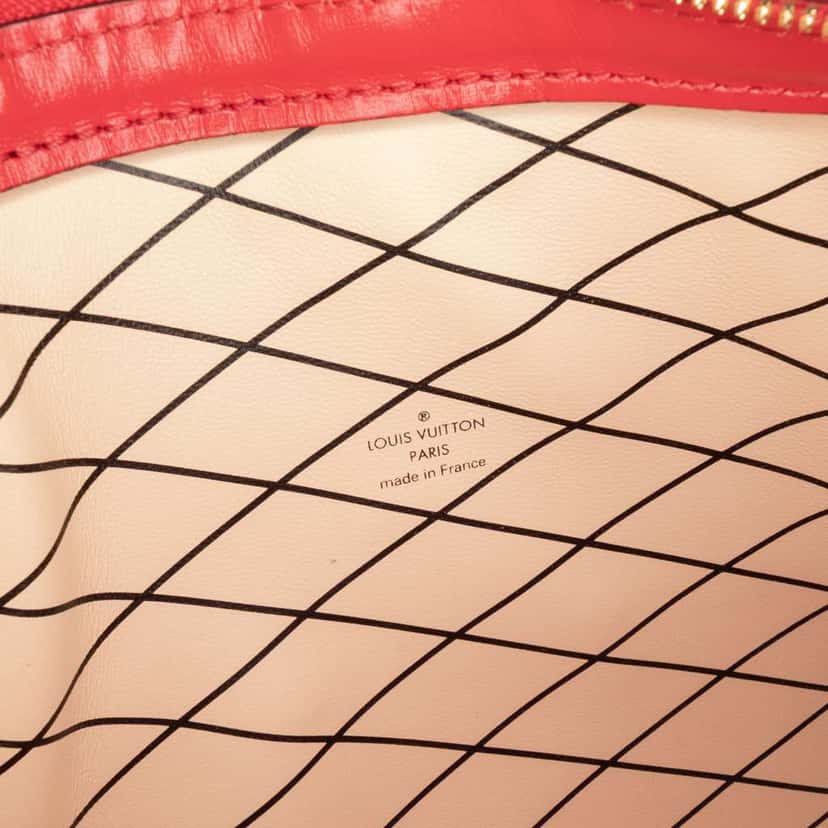 Louis Vuitton Monogram Vernis Trunk Clutch Red Leather Good condition - Box View