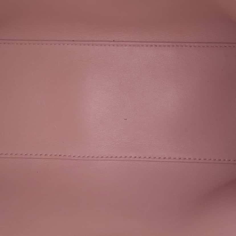 Dior Medium Deerskin Floral Printed Lady Dior White Leather Good condition - Model View