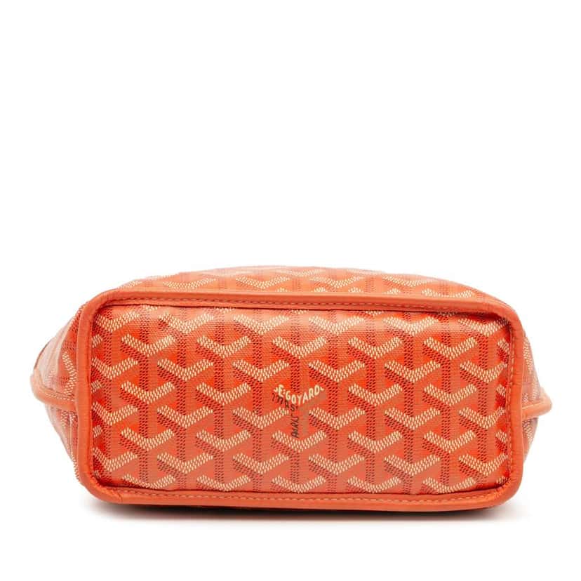 Goyard Mini Goyardine Reversible Anjou Orange Canvas Good condition - Inside View