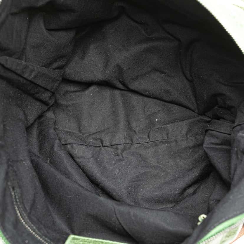 Balenciaga Lambskin Motocross Classic Day Messenger Bag Green Leather Good condition - Model View