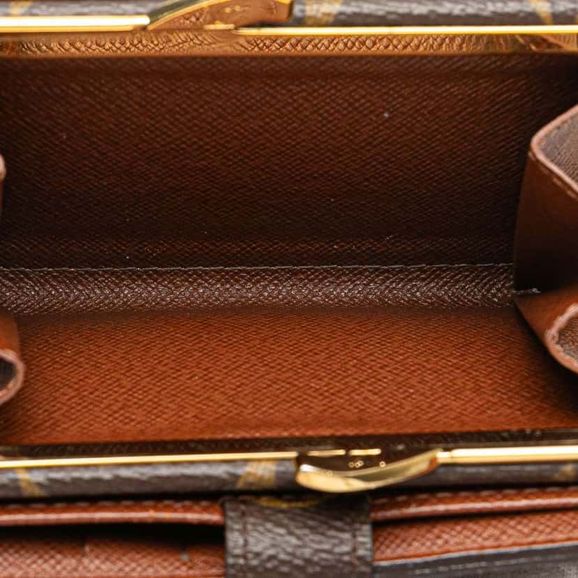 Louis Vuitton Monogram Porte Monnaie Billets Viennois Brown Good condition - Model View