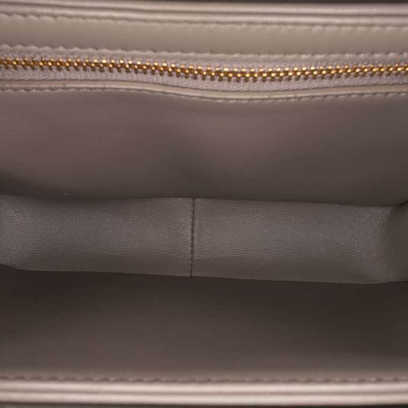 Celine Teen Shiny Calfskin Triomphe Crossbody Brown Leather Good condition - Model View