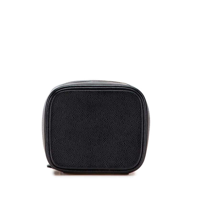 Chanel CC Caviar Vanity Bag Black Leather Good condition - Inside View