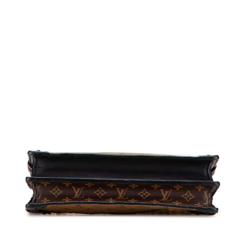 Louis Vuitton Monogram Reverse Trunk Clutch Brown Very good condition - Inside View