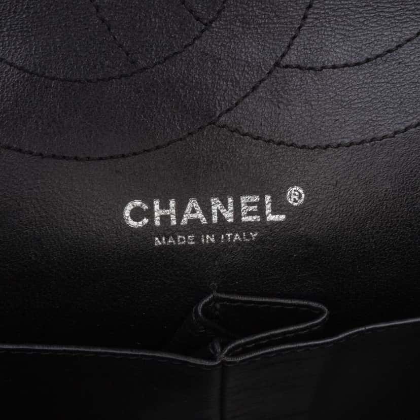 Chanel Reissue 2.55 Aged Calfskin Double Flap 227 Black Leather Good condition - Box View