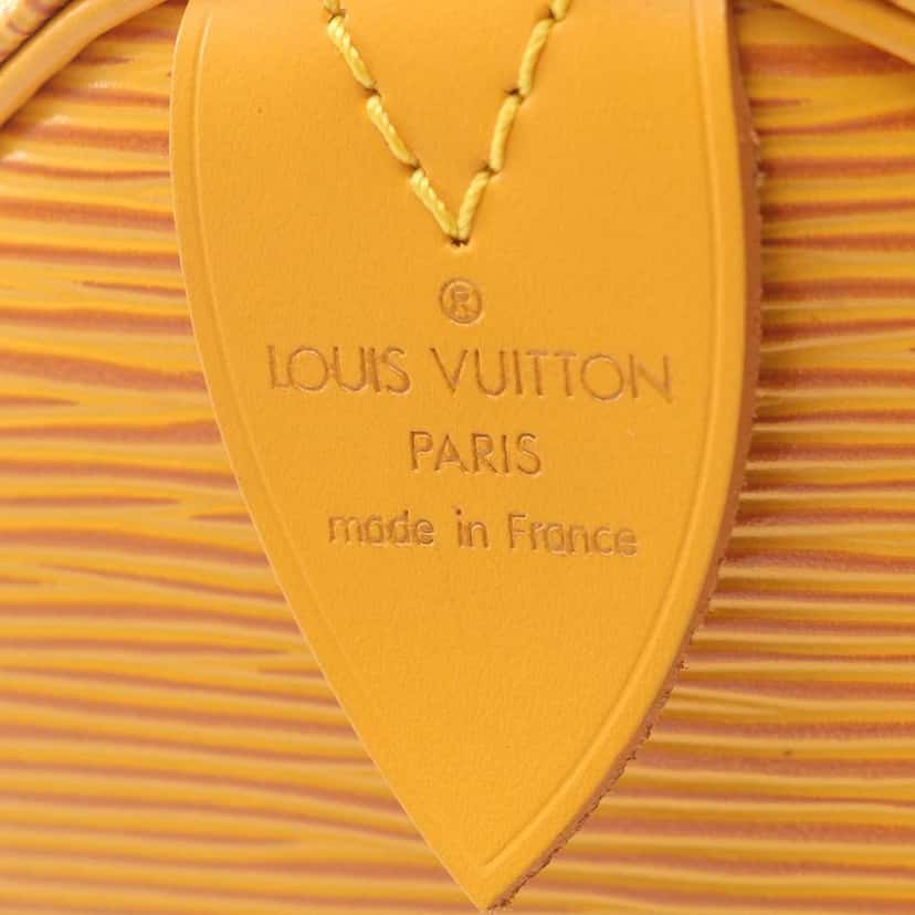 Louis Vuitton Epi Speedy 25 Yellow Leather Good condition - Model View