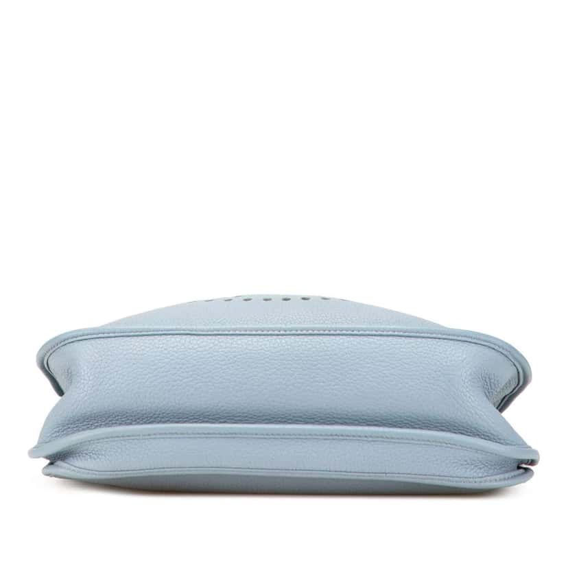 Hermès Clemence Evelyne III 33 Blue Leather Good condition - Inside View