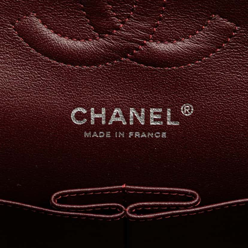 Chanel Medium Classic Caviar Double Flap Black Leather Good condition - Box View
