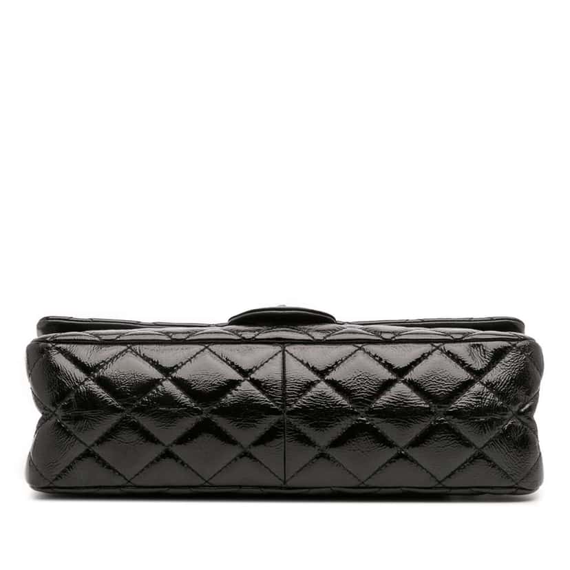 Chanel Reissue 2.55 Patent Double Flap 226 Black Leather Good condition - Inside View