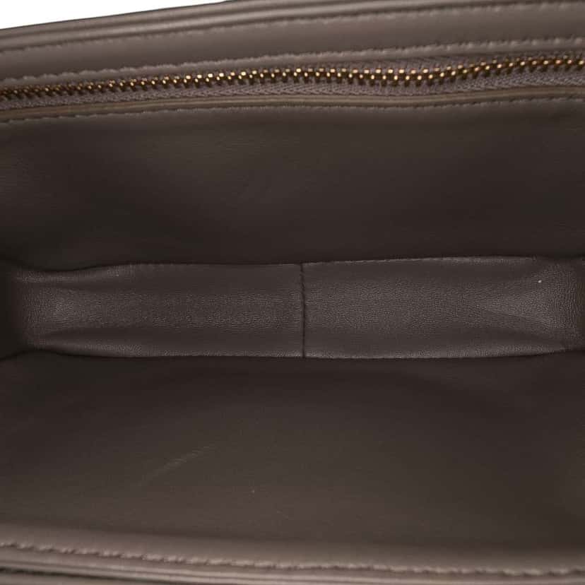 Celine Teen Shiny Calfskin Triomphe Crossbody Brown Leather Good condition - Model View