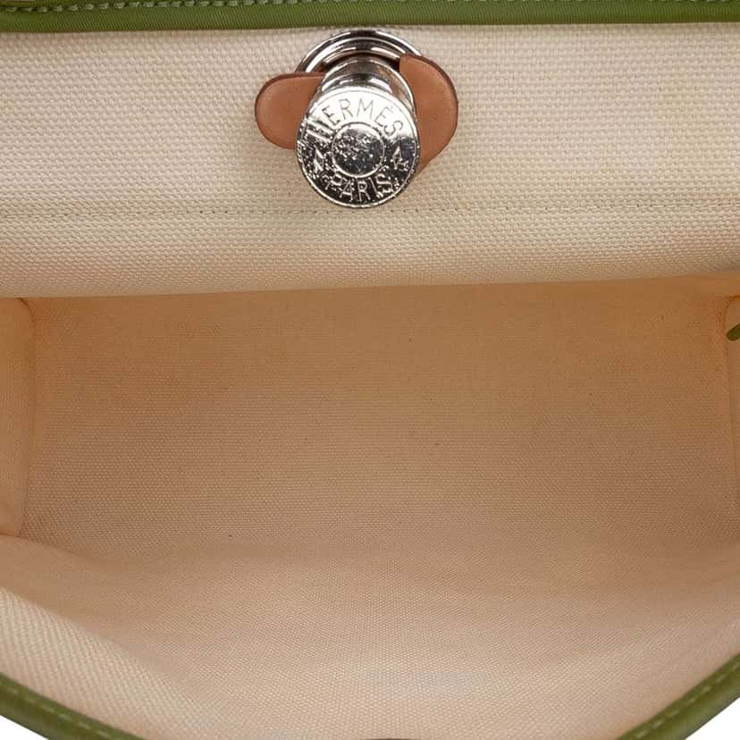 Hermès Toile Herbag Zip 31 Brown Canvas Good condition - Box View