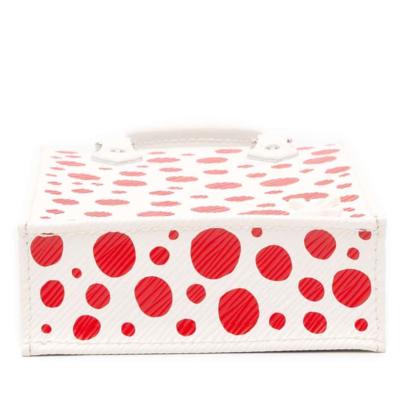 Louis Vuitton Yayoi Kusama Epi Petit Sac Plat White Leather Very good condition - Inside View