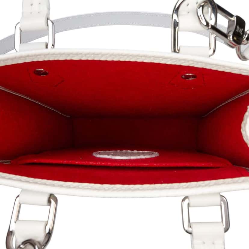 Louis Vuitton Yayoi Kusama Epi Petit Sac Plat White Leather Very good condition - Model View