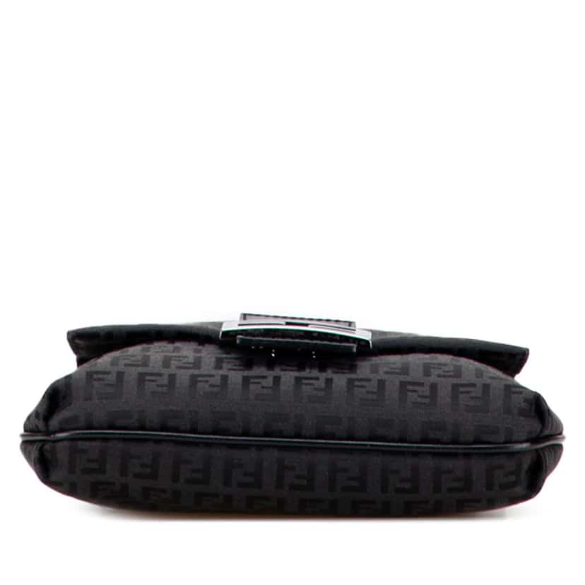 Fendi Zucchino Canvas Crossbody Black Canvas Good condition - Inside View
