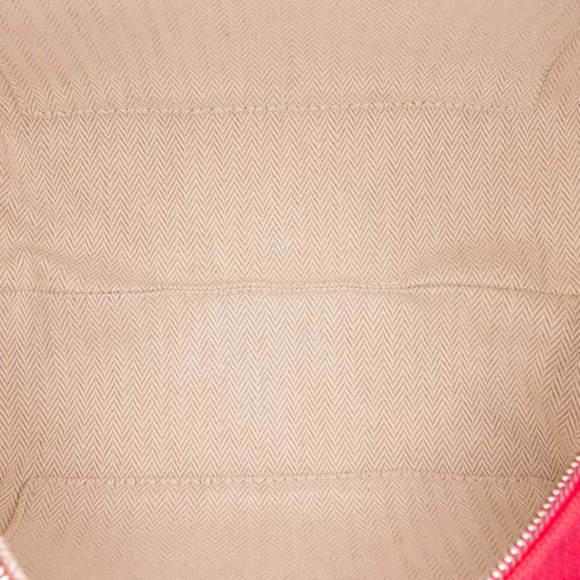 Hermès Small Canvas Bride A Brac Case Pink Canvas Good condition - Model View