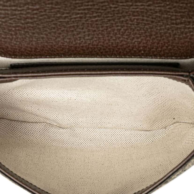 Gucci GG Supreme Blondie Belt Bag Brown Canvas Good condition - Model View