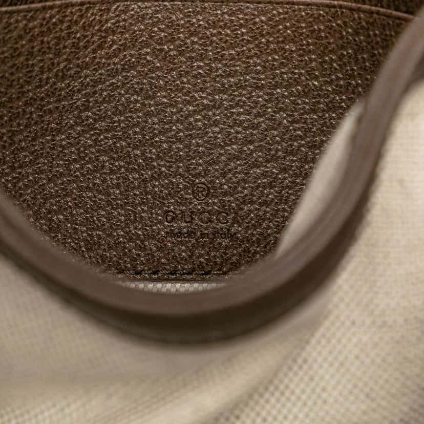 Gucci GG Supreme Blondie Belt Bag Brown Canvas Good condition - Box View