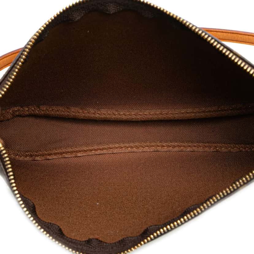 Louis Vuitton Monogram Pochette Accessoires Brown Canvas Good condition - Model View