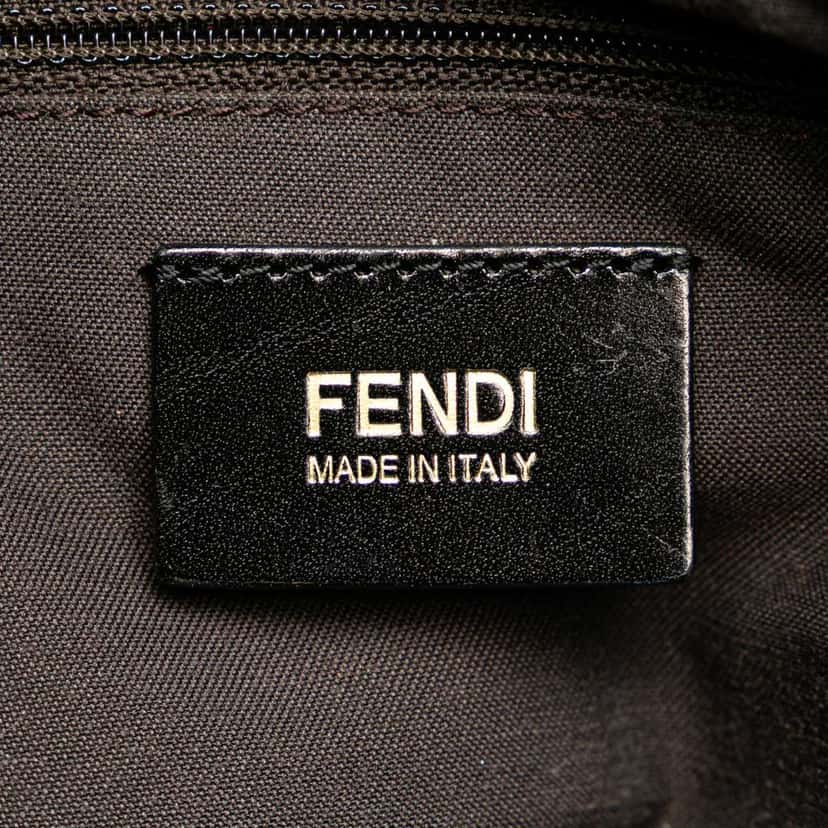 Fendi Zucca Canvas Chef Tote Black Canvas Good condition - Box View