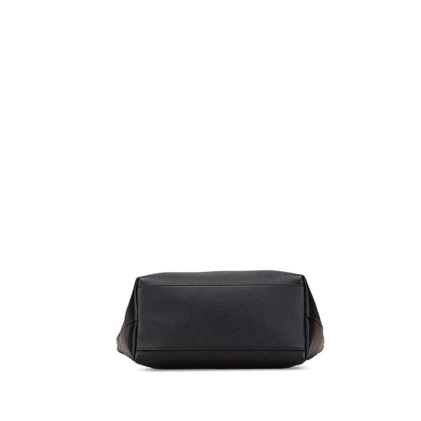 Versace Leather Medusa Satchel Black Leather Good condition - Inside View