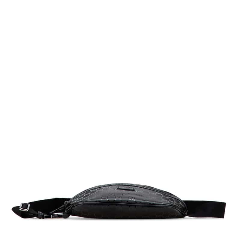 Gucci GG Imprime Belt Bag Black Canvas Good condition - Inside View