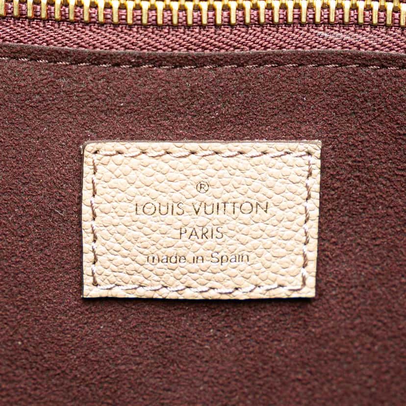 Louis Vuitton Monogram Giant Empreinte Neverfull MM Brown Leather Good condition - Box View