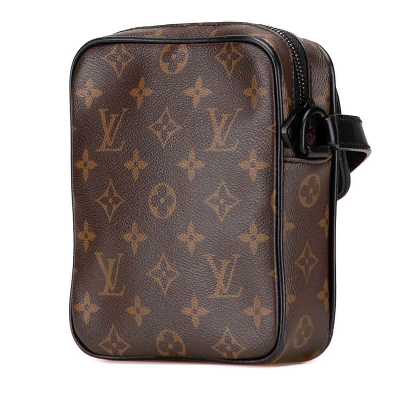 Louis Vuitton Monogram Macassar Christopher Wearable Brown Good condition - Back View