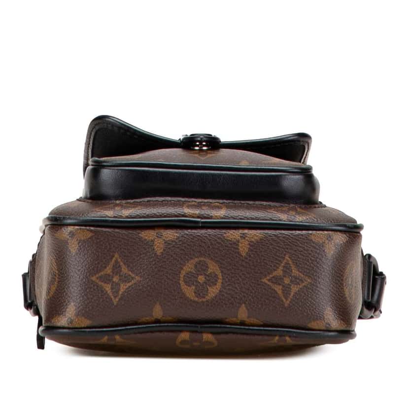 Louis Vuitton Monogram Macassar Christopher Wearable Brown Good condition - Inside View
