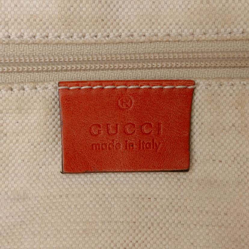 Gucci Guccissima Sukey Satchel Orange Leather Good condition - Box View
