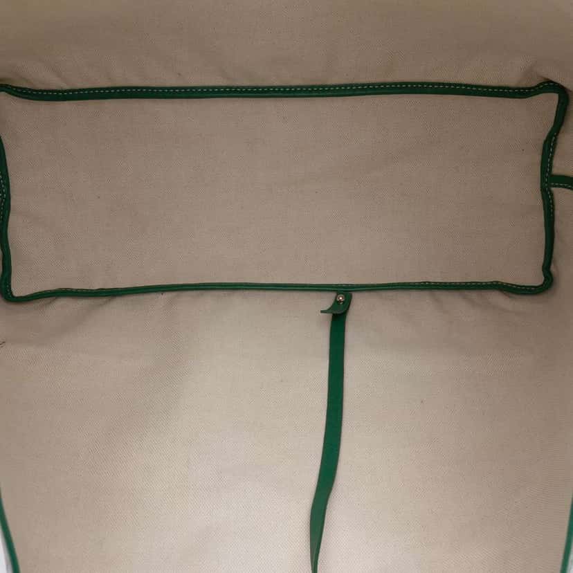 Goyard Goyardine Saint Louis PM Green Canvas Good condition - Model View