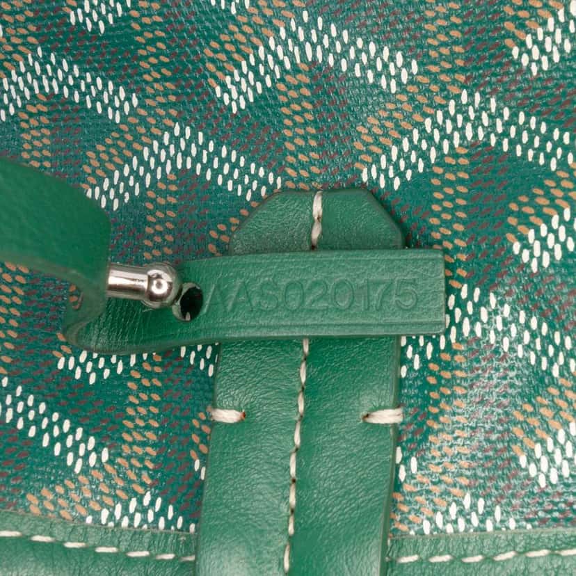 Goyard Goyardine Saint Louis PM Green Canvas Good condition - Box View