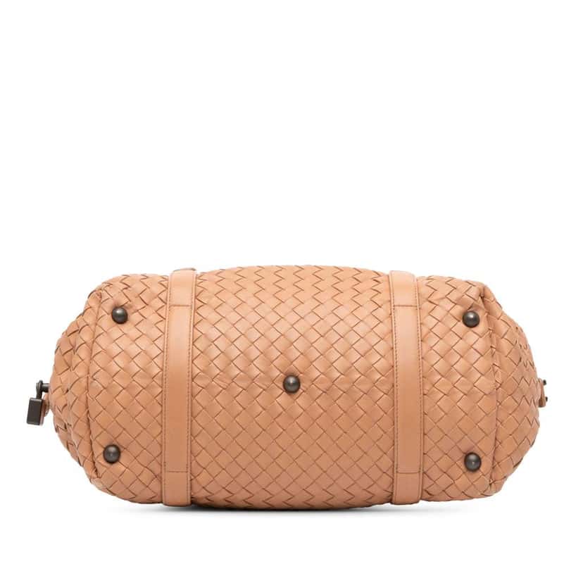 Bottega Veneta Nappa Intrecciato Montaigne Shoulder Bag Brown Leather Good condition - Inside View